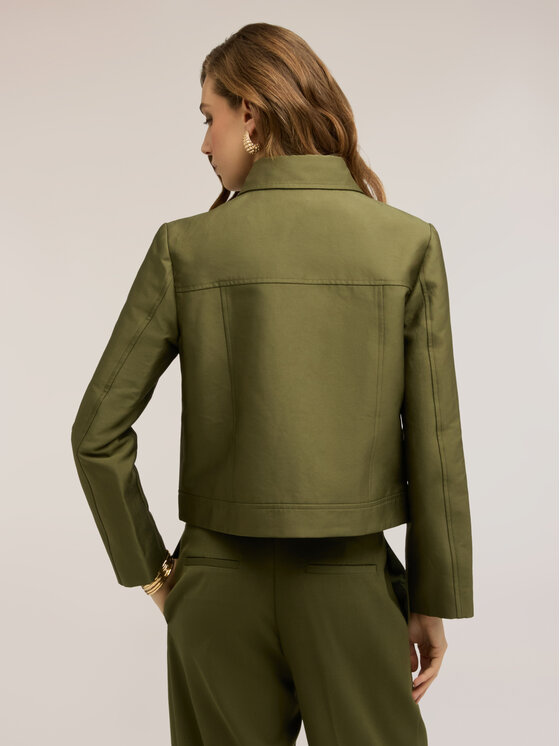 Motivi Motivi Cappotto invernale R002Q001101N035 Verde Regular Fit