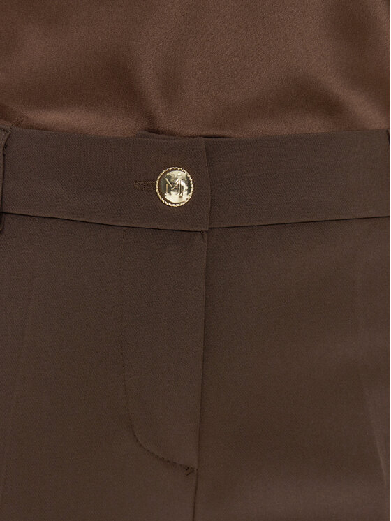 Maryley Maryley Hlače 24IB52Z/M19/43CO Smeđa Regular Fit