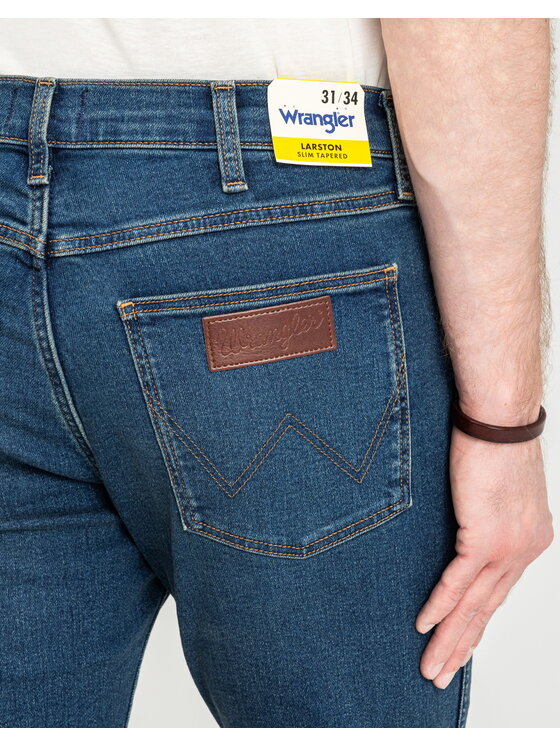 Wrangler Wrangler Jeansy 112378460 Granatowy Slim Fit