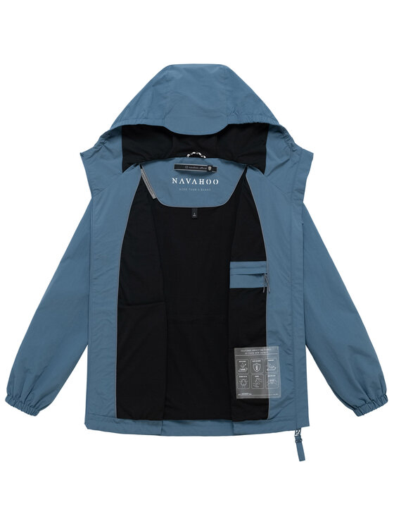 Navahoo Navahoo Kurtka przejściowa Donnerwetter Niebieski Regular Fit