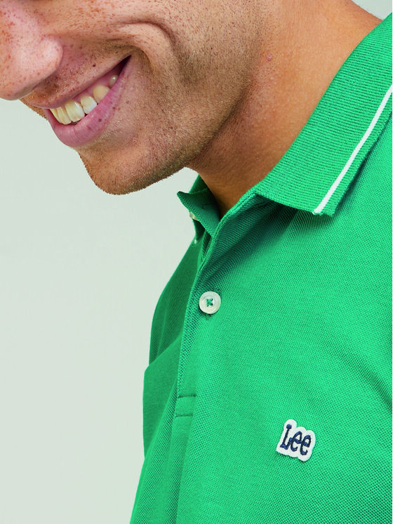 Lee Lee Polo Pique L61ARLA12 112330617 Verde Regular Fit