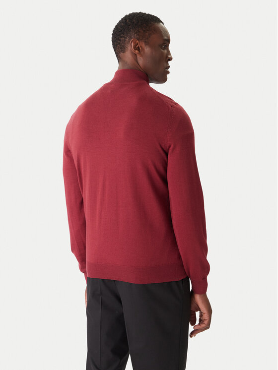 BOSS BOSS Pulover Ebenji 50528300 Rdeča Regular Fit