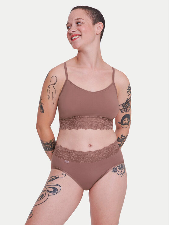 Sloggi Sloggi Klassischer Damenslip Romance 10031896 Braun