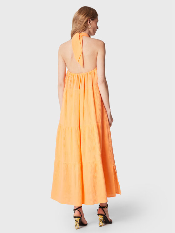 Seafolly Seafolly Rochie de vară Halter 54864-DR Portocaliu Regular Fit