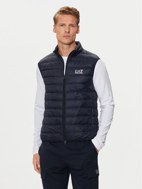 EA7 Emporio Armani EA7 Emporio Armani Vestă elegantă 8NPQ06 PNGPZ 1562 Bleumarin Regular Fit