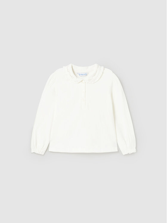 Mayoral Mayoral Bluse 104 Écru Regular Fit