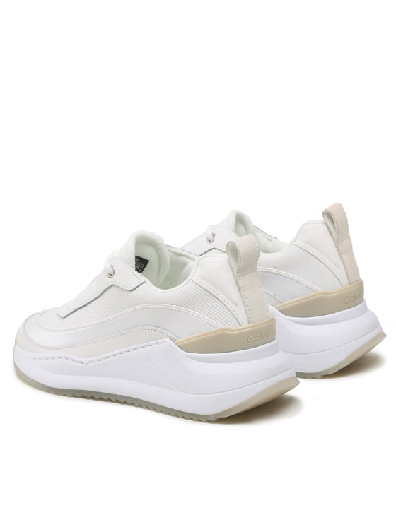 Calvin Klein Calvin Klein Αθλητικά Interal Wedge Lace Up HW0HW01371 Λευκό