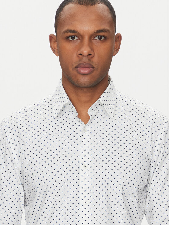 BOSS BOSS Srajca 50532828 Svetlo modra Slim Fit