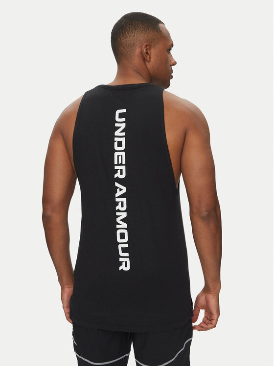 Under Armour Under Armour Tank top marškinėliai Zone 1361901 Juoda Loose Fit