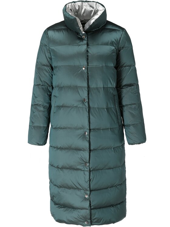Perso Perso Płaszcz zimowy BLH201026F Zielony Regular Fit