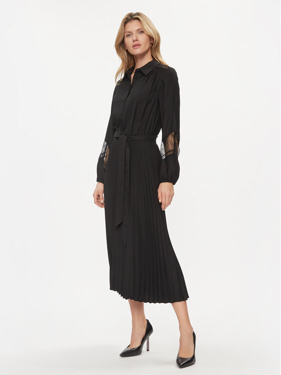 JOOP! JOOP! Rochie tip cămașă 58 JW241D220 30040294 Negru Regular Fit