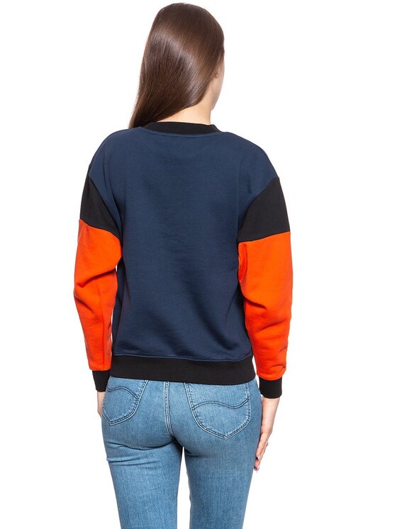 Wrangler Wrangler Felpa HIGH RIB RETRO SWEAT Multicolore Regular Fit