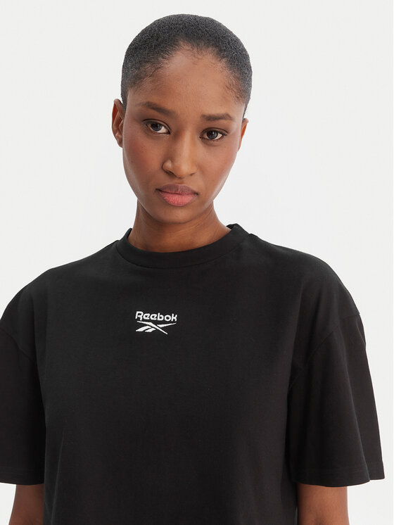 Reebok Reebok Marškinėliai Klara RK25503CCW Juoda Relaxed Fit