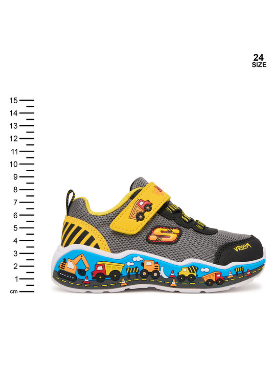 Skechers Skechers Sneakersy Play Scene 407312N/BKYL Szary