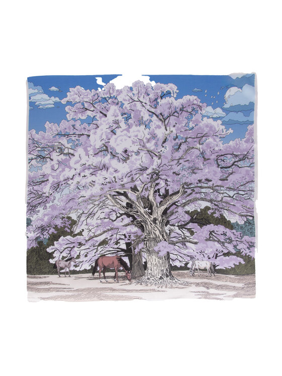 ALLORA BE UNIQUE ALLORA BE UNIQUE Foulard seta Viola