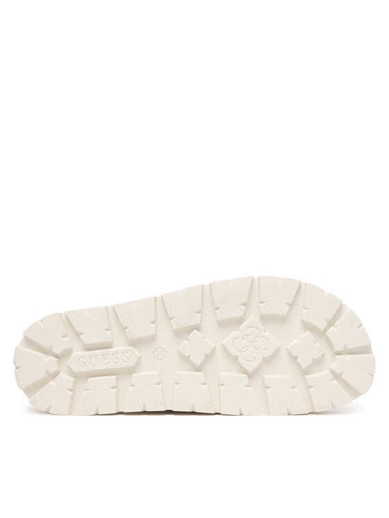 Guess Guess Şlapi FLJFAX ELE03 Écru