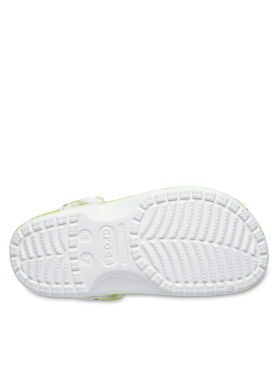 Crocs Crocs Şlapi Classic Fresh Fruits Clog 211008 Alb