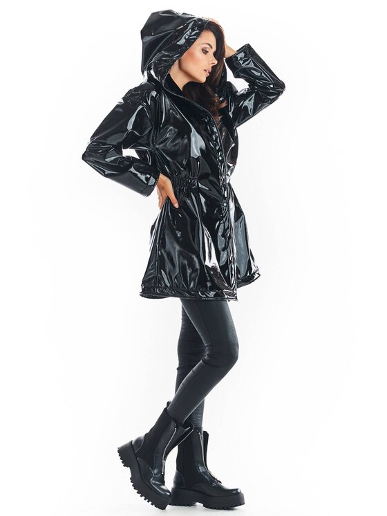 Awama Awama Giacca da donna A381 Nero Basic Fit