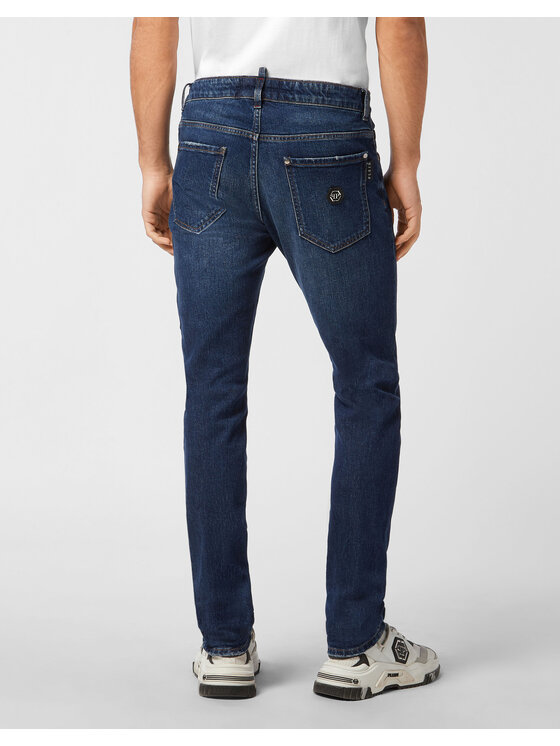 PHILIPP PLEIN PHILIPP PLEIN Jeansy 26881 Niebieski Straight Leg