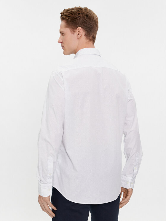 Tommy Hilfiger Tommy Hilfiger Πουκάμισο MW0MW34018 Λευκό Regular Fit