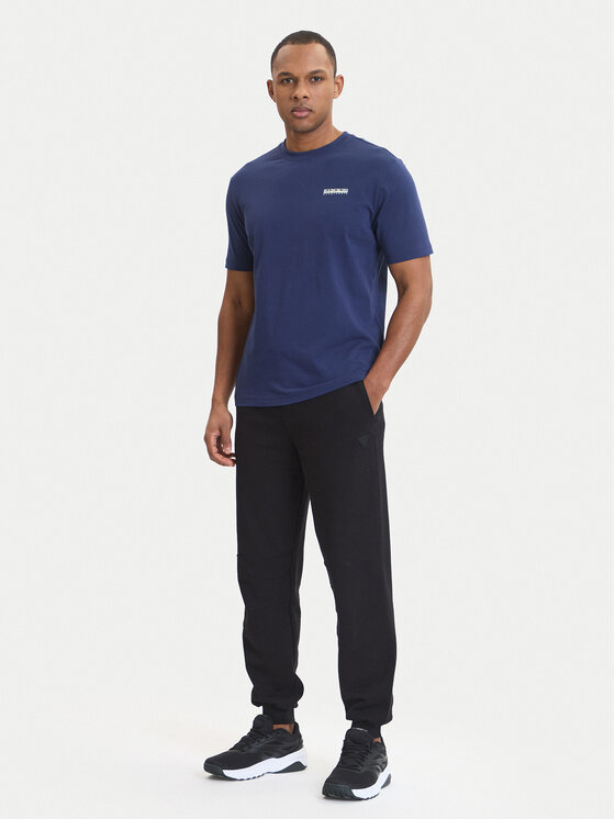 Napapijri Napapijri Футболка S-Flint NP0A4FZZ Cиній Regular Fit