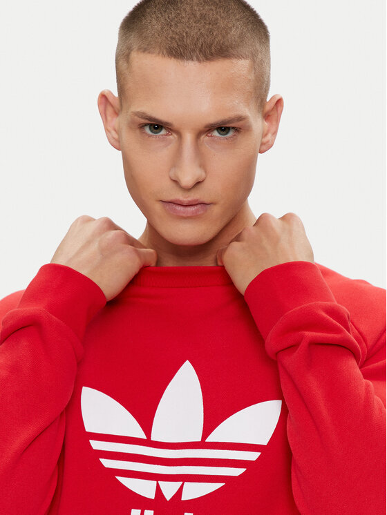 adidas adidas Majica dugih rukava adicolor Classics Trefoil IA4855 Crvena Regular Fit