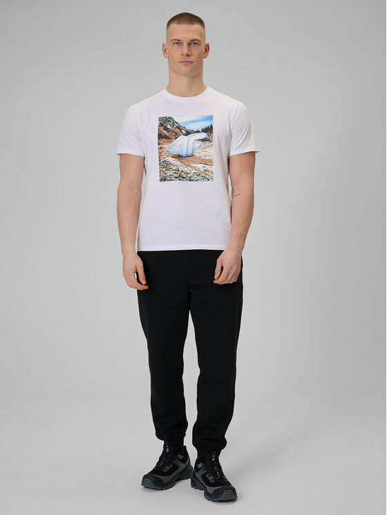 4F 4F T-Shirt WINTER CODE Biały Regular Fit