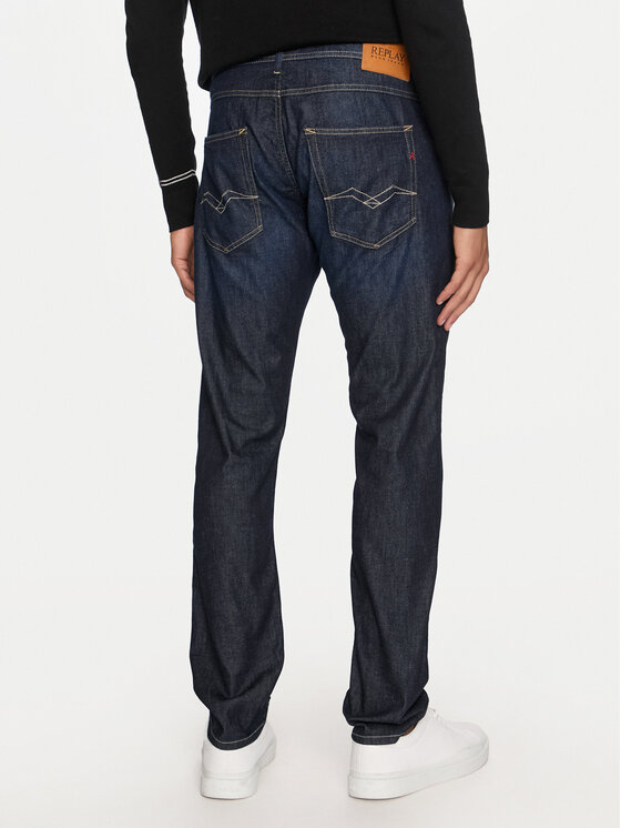 REPLAY Replay Jeansy M1008J.000.785 774 Granatowy Slim Fit