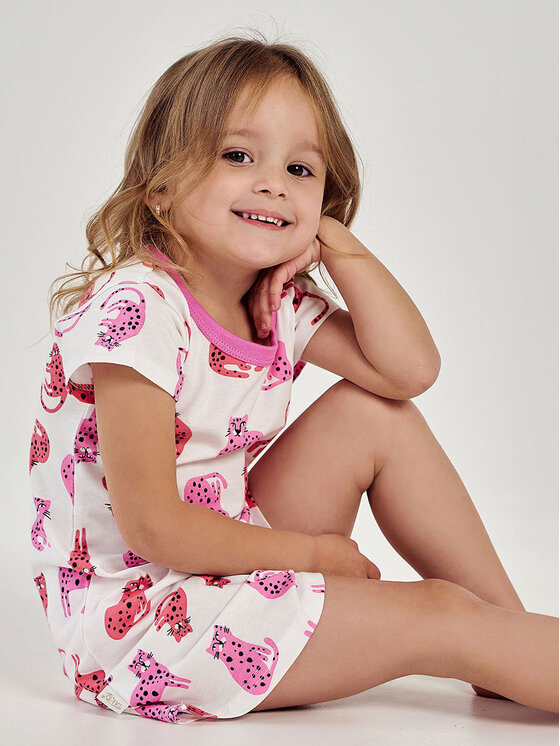 Taro Taro Koszula nocna TA3147-02 Biały Basic Fit