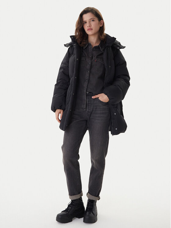 Levi's® Levi's® Μπουφάν πουπουλένιο Western Bubble 003HB-0000 Μαύρο Regular Fit