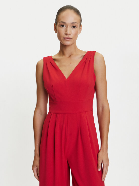 TATUUM Tatuum Kombinezon Fang T2504.075 Czerwony Wide Leg