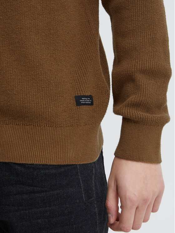 Blend Blend Džemper 20714337 Smeđa Regular Fit