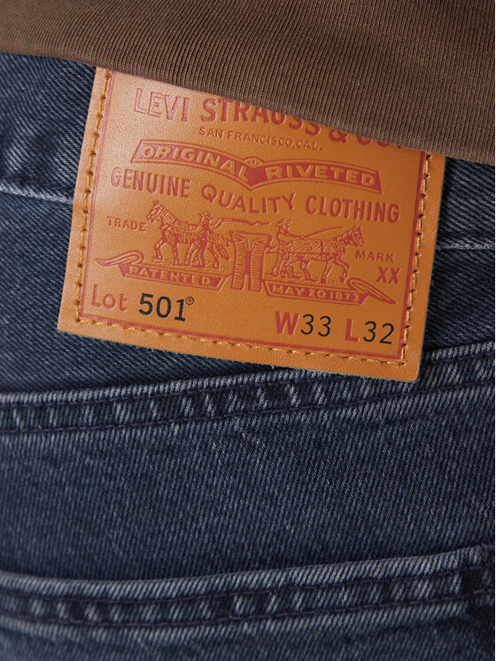 Levi's® Levi's® Džinsi 501® 00501-3473 Tumši zils Straight Fit