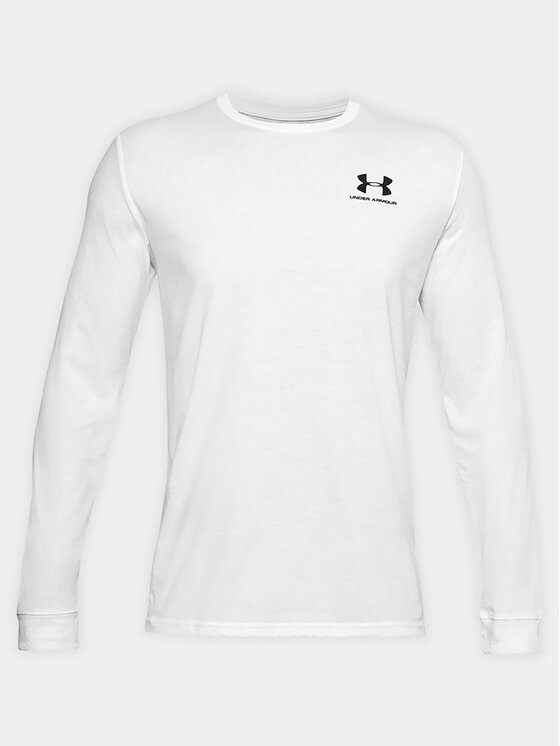 Under Armour Under Armour Longsleeve Ua Sportstyle Left Chest Ls 1329585-100 Білий Loose Fit