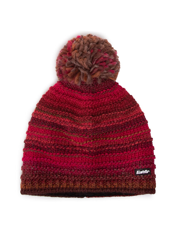 Eisbär Kepurė Mikata Pompon MÜ 30619 Raudona