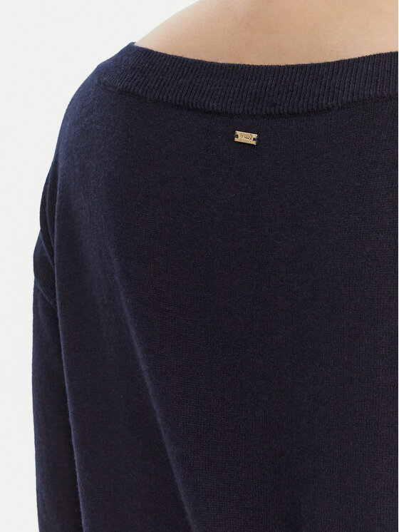 Gaudi Gaudi Трикотажна сукня 521FD13001 Cиній Relaxed Fit