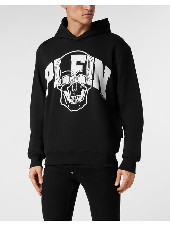 PHILIPP PLEIN PHILIPP PLEIN Felpa 19155 Nero Regular Fit