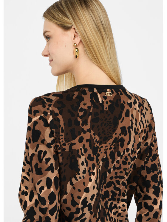 Liu Jo Liu Jo Felpa TF5124JS182M9701 Marrone Regular Fit