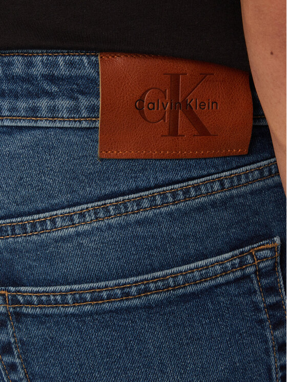 Calvin Klein Jeans Calvin Klein Jeans Jeans hlače Slim Hampton Jean LV04RB735G Modra Slim Fit