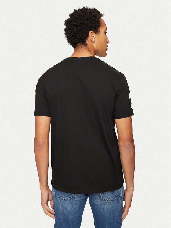 U.S. Polo Assn. U.S. Polo Assn. Póló MUP3311 Fekete Slim Fit
