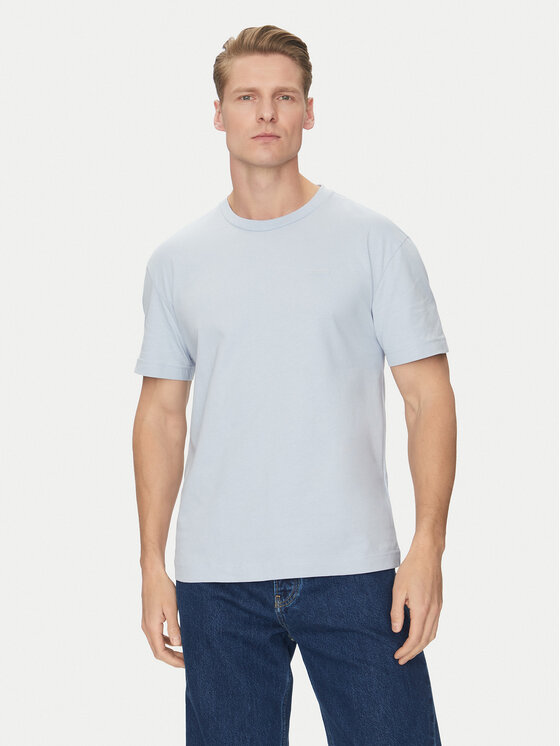 Calvin Klein Calvin Klein T-Shirt K10K112749 Světle modrá Comfort Fit