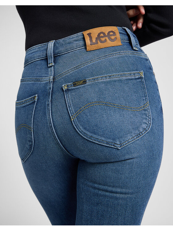 Lee Lee Jeansy BREESE BOOTCUT Niebieski Slim Fit