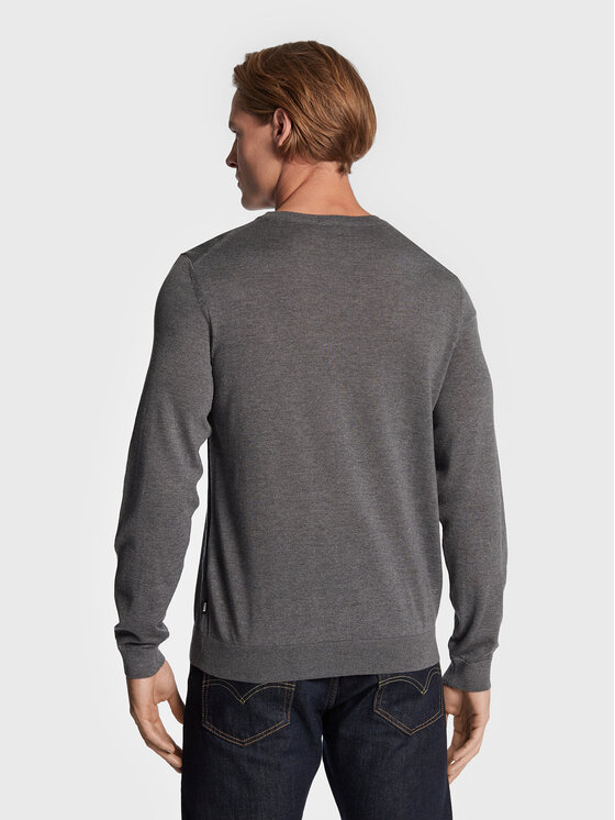BOSS Boss Pulover Melba-P 50468261 Siva Slim Fit