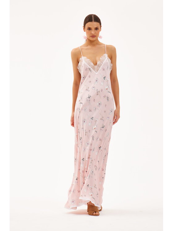 Castellani Castellani Sukienka codzienna Sukienka Kate Różowy Regular Fit