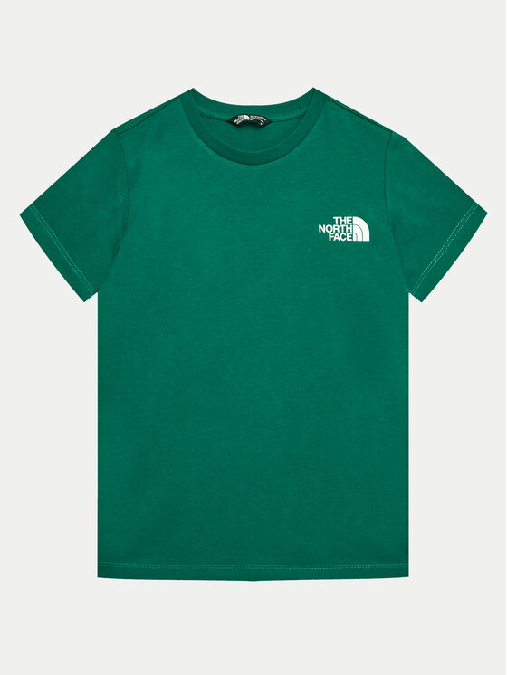 Chłopięcy T-Shirt The North Face, Rozmiar M, Zielony, Redbox NF0A89VT