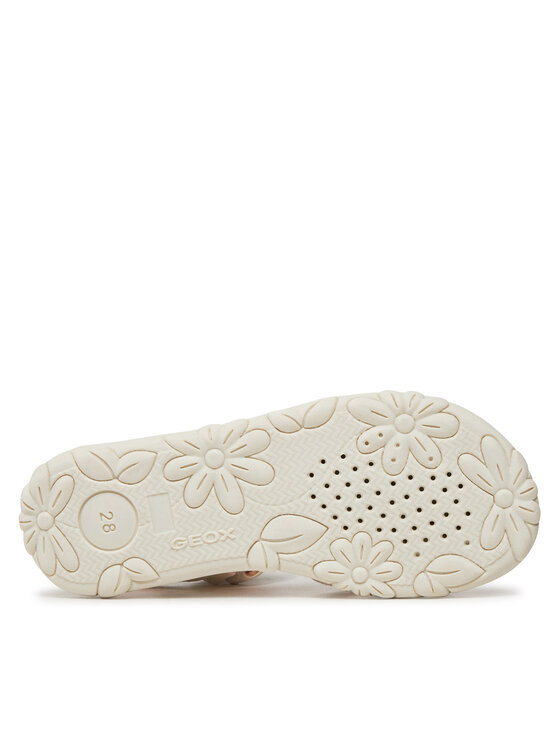 Geox Geox Sandały J Sandal Haiti Girl J458ZD 000NF C0459 S Biały