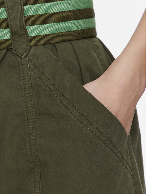 PINKO Pinko Spodnie materiałowe Rigore 100685 A0I4 Zielony Relaxed Fit