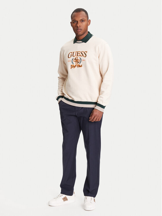 Guess Guess Μπλούζα M5YQ12 KCXW1 Μπεζ Regular Fit