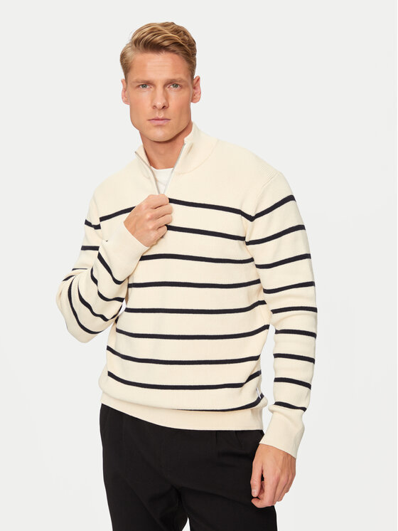 Only & Sons Sveter 22023210 Écru Regular Fit