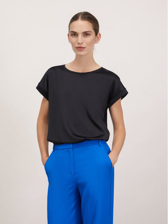 Motivi Motivi T-shirt G063W103081N033 Nero Regular Fit